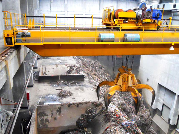 双梁垃圾处理抓斗